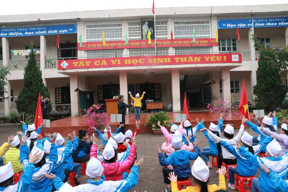 Giao lưu Kỹ Năng Sống cho học sinh Trường tiểu học Hà Nội - Điện Biên Phủ