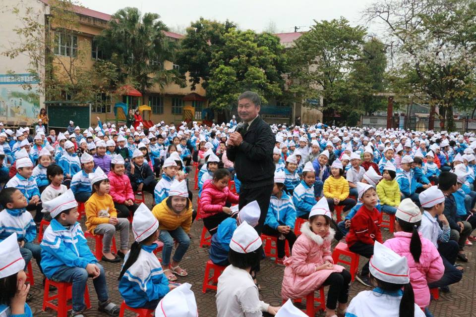 Giao lưu Kỹ Năng Sống cho học sinh Trường tiểu học Hà Nội - Điện Biên Phủ