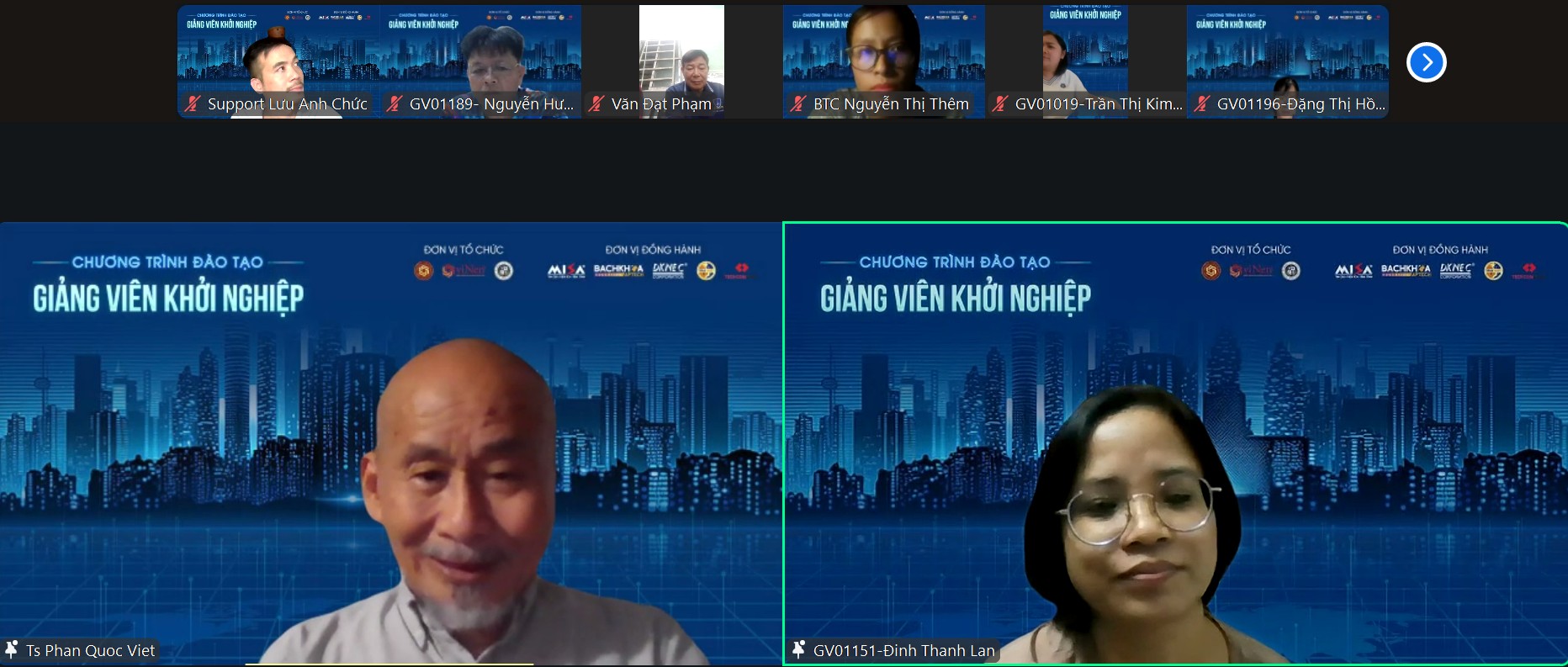 CHƯƠNG TRÌNH ĐÀO TẠO GIẢNG VIÊN KHỞI NGHIỆP: Kỹ Năng Hỏi Đáp và Huấn Luyện Đội Ngũ Trong Môi Trường Khởi Nghiệp